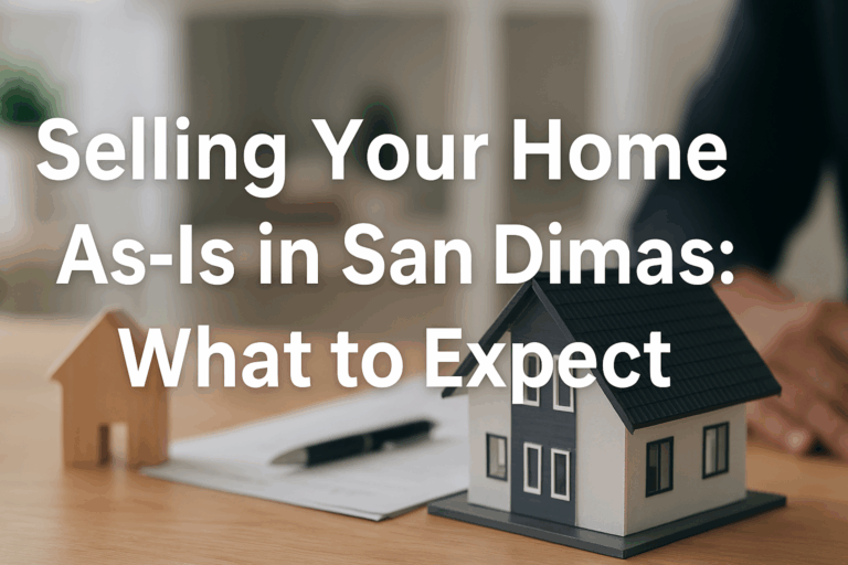 Discover what to expect when selling your home as-is in San Dimas. Tips, insights, and expert guidance for sellers.