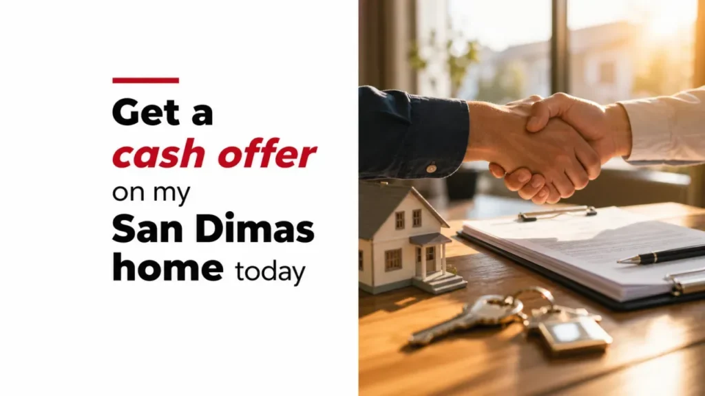 Get a cash offer on my San Dimas home today